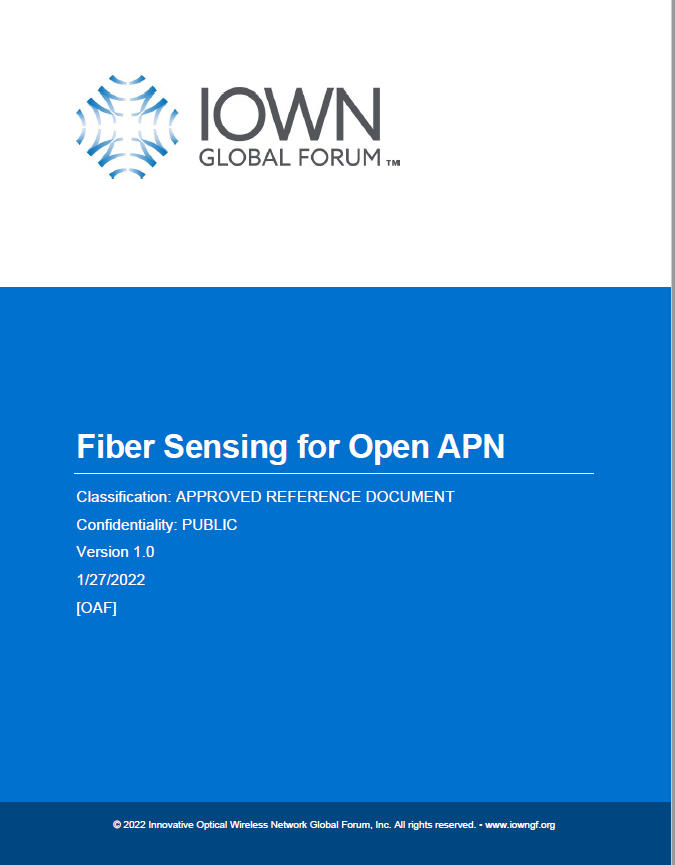 Fiber Sensing for Open APN
